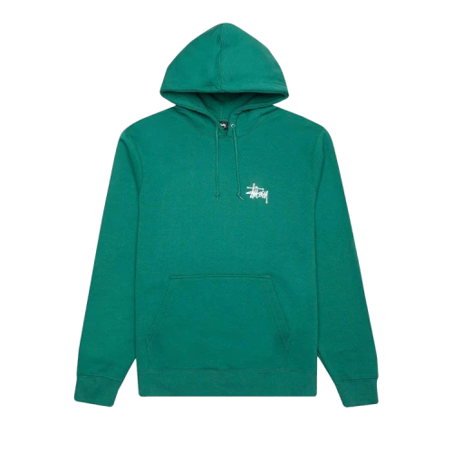Stussy Basic Hoodie 'Dark Green'