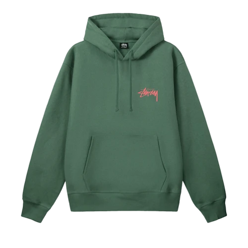 Stussy IST Lion Hoodie 'Green'