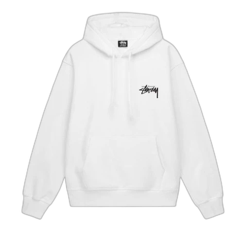 Stussy 8 Ball Fade Hoodie 'White'