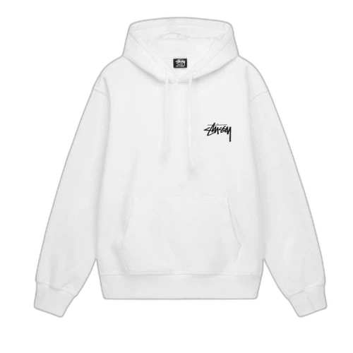 Stussy 8 Ball Fade Hoodie 'White'