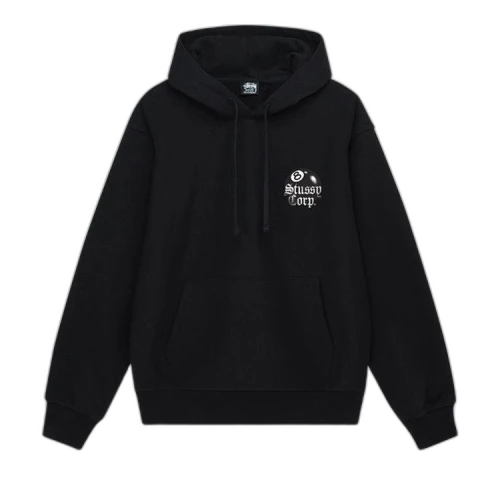 Stussy 8 Ball Corp. Hoodie 'Black'