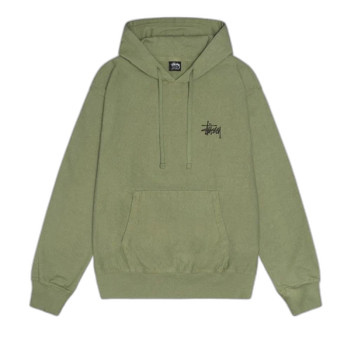 Stussy Basic Pigment Dyed Hoodie 'Artichoke'