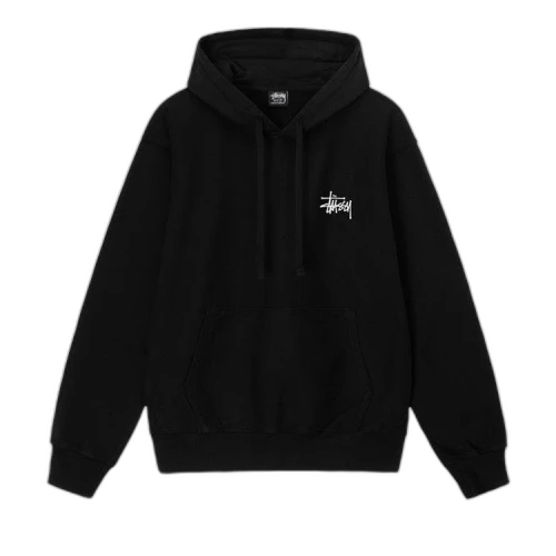 Stussy Basic Pigment Dyed Hoodie Black