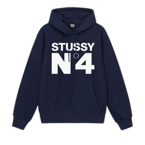 Stussy No.4 Hoodie Navy