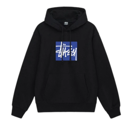 Stussy Stock Box Hoodie Black