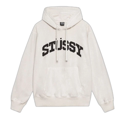 Stussy Block Sport Pigment Dyed Hoodie 'Natural'
