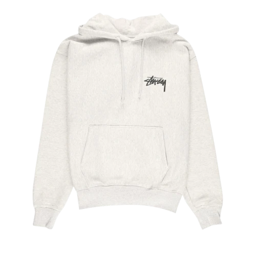 Stussy Classic Dot Hoodie 'Ash Heather'