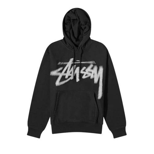 Stussy Dizzy Stock Hoodie 'Black'