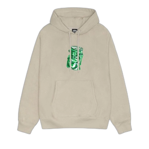 Stussy Soda Can Hoodie Khaki
