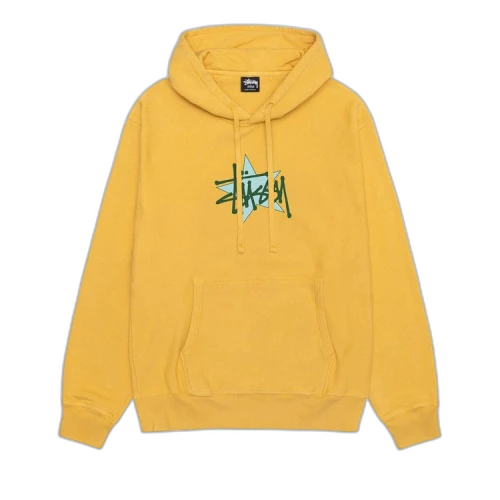 Stussy Star Pigment Dyed Hoodie Honey