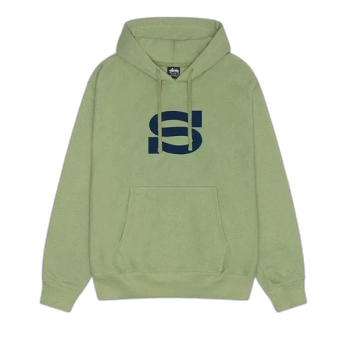 Stussy Letterman Hoodie Moss