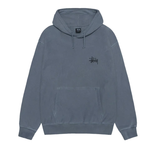 Stussy Smooth Stock Pigment Dyed Hoodie Navy