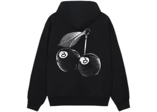 Stussy Cherries Hoodie Black