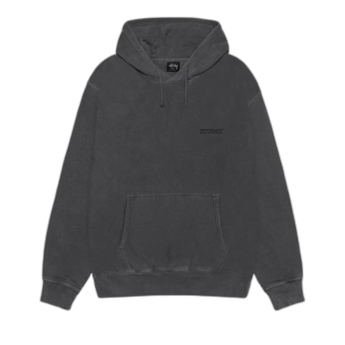 Stussy Jumbo Hoodie Pigment Dyed 'Black'