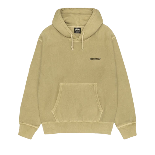 Stussy Jumbo Hoodie Pigment Dyed 'Elm'