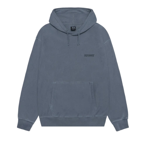 Stussy Jumbo Hoodie Pigment Dyed 'Navy'