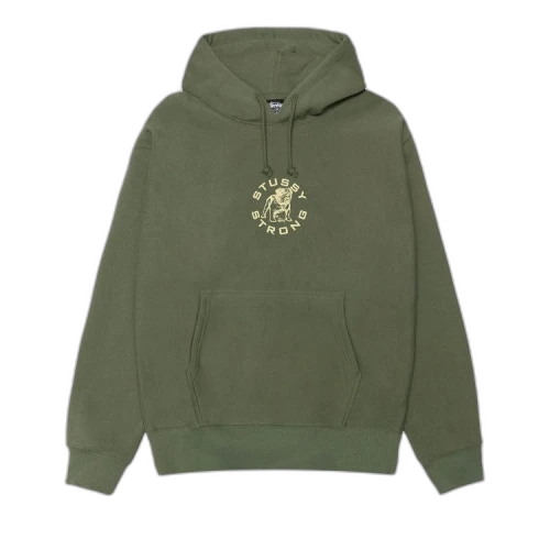 Stussy Strong Mac Hoodie 'Olive'