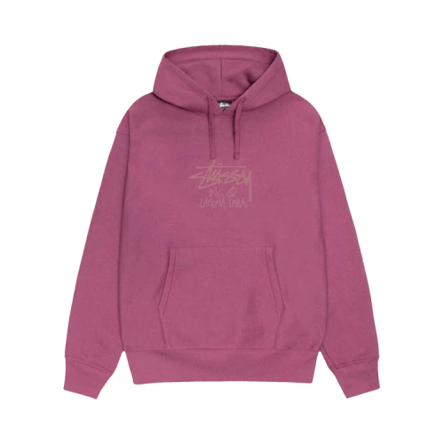 Stussy Laguna USA Hoodie Berry