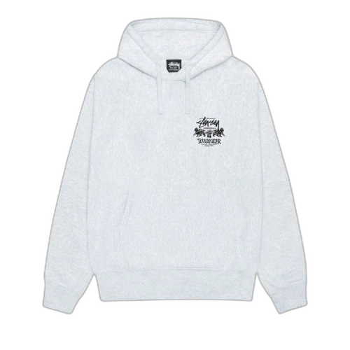 Stussy Tough Gear International Hoodie 'Ash Heather'