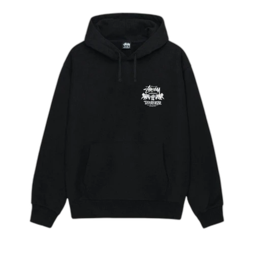 Stussy Tough Gear International Hoodie Black