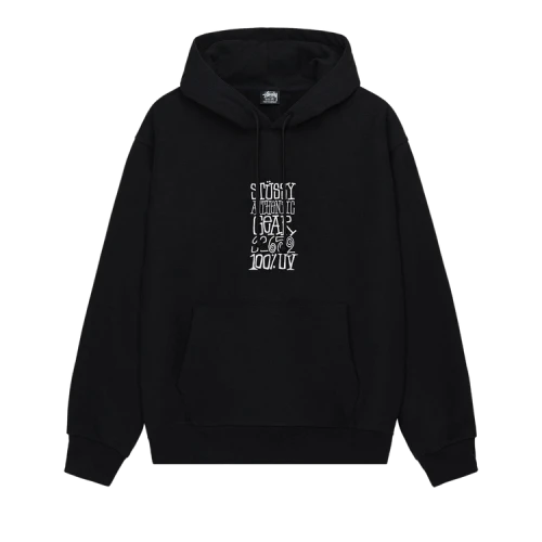 Stussy Authentic Gear Hoodie Black
