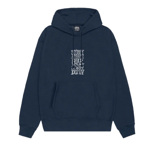 Stussy Authentic Gear Hoodie Navy