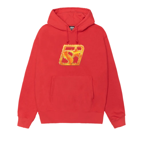 Stussy Blaze Hoodie 'Cayenne'