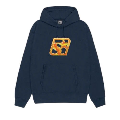 Stussy Blaze Hoodie 'Navy'