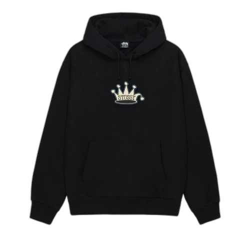 Stussy King Crown Hoodie 'Black'