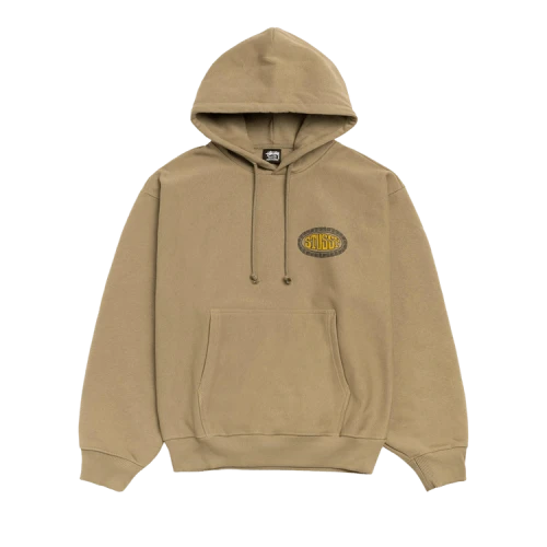 Stussy Tile Oval Hoodie 'Army'