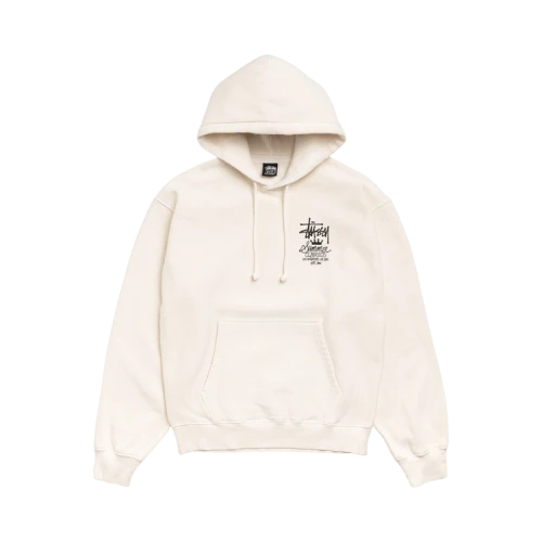 Stussy Summer Classics Hoodie Garment Dyed 'Bone'