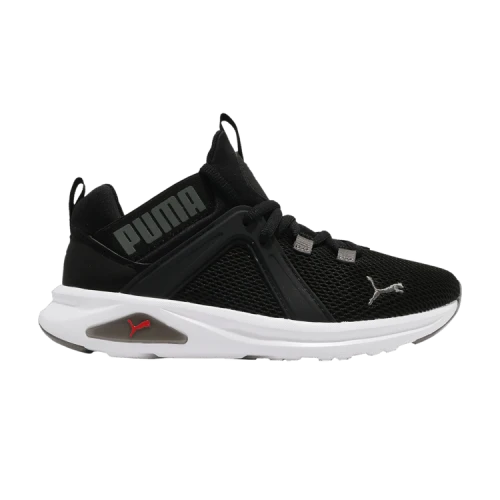(GS) PUMA Enzo 2 Weave Jr 'Black Poppy Red'