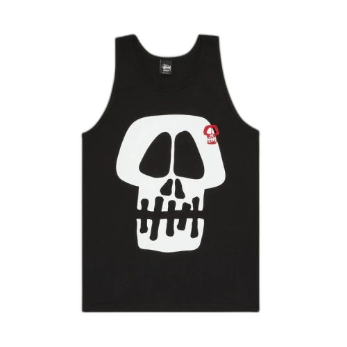 Stussy Jumbo Skull Tank Top 'Black'