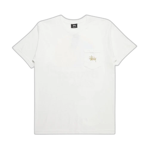 Stussy Skull Surfer Pocket Tee 'White'