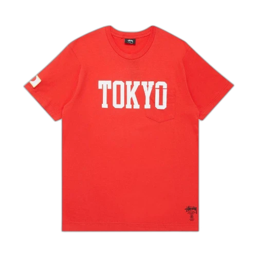 Stussy Tokyo IST Pocket Tee 'Red'
