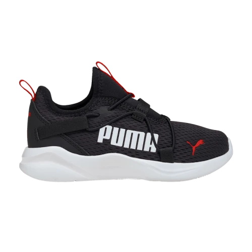 PUMA SoftRide Rift Pop Little Kid 'Black High Risk Red'