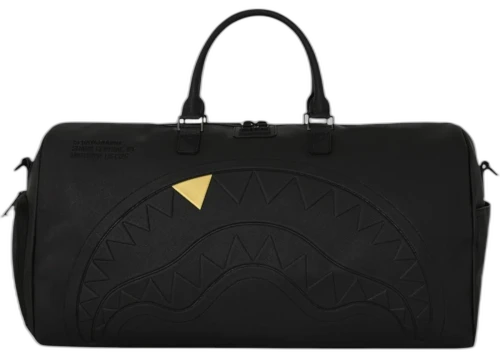 Sprayground Gold Tooth (Gym/Travel) Duffel Bag Black