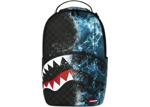 Sprayground Split Ocean Deep (School/City/Travel) Large Backpack Blue/Black