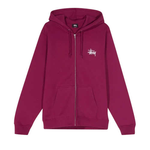 Stussy Basic Stussy Zip 'Wine'
