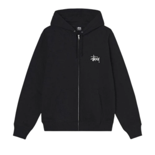 Stussy Basic Zip Hood 'Black'