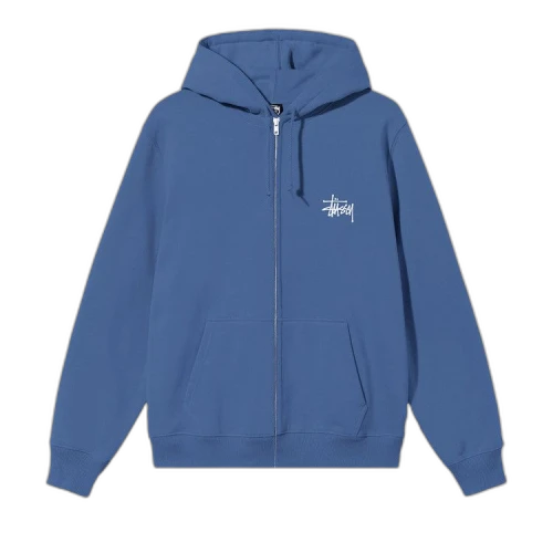 Stussy Basic Zip Hoodie 'Midnight'