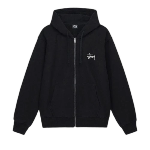 Stussy Basic Zip Hoodie 'Black'