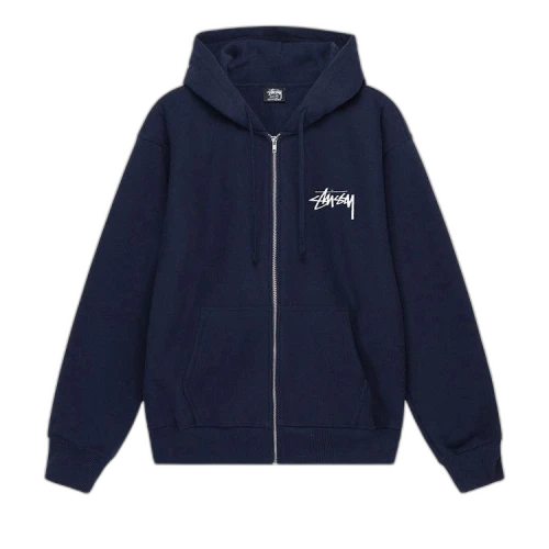 Stussy Great Future Zip Hoodie Navy