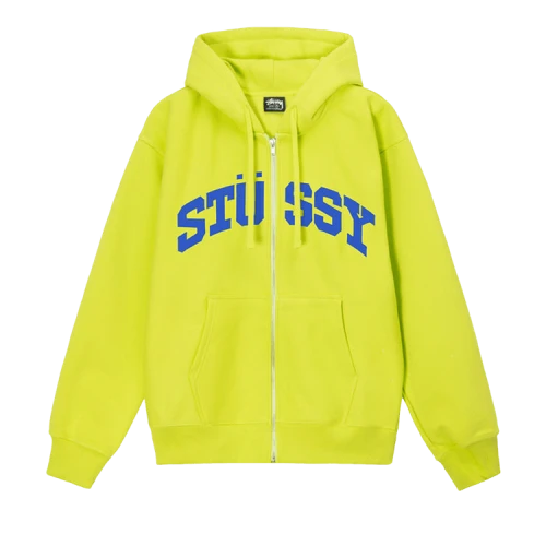 Stussy Block Sport Zip Hoodie 'Keylime'