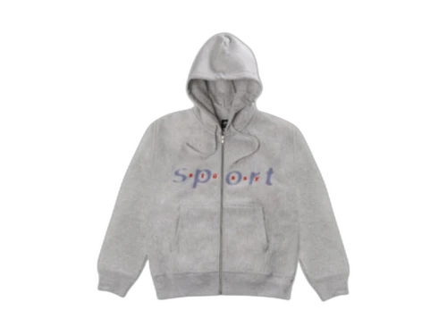 Stussy Dot Sport Zip Hoodie Ashh