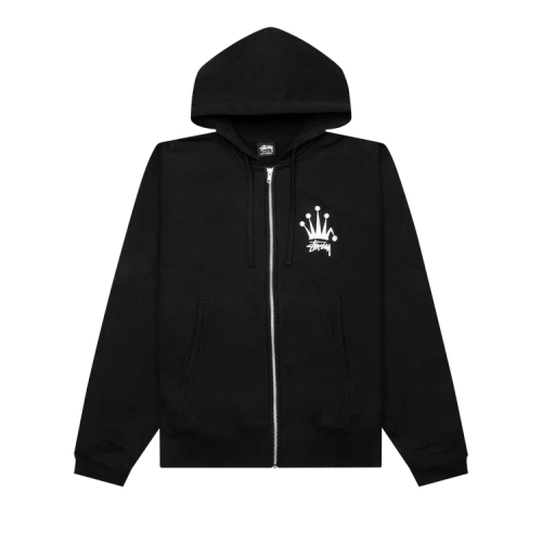Stussy Regal Crown Zip Hood 'Black'