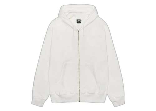 Stussy Buana Pigment Dyed Zip Hoodie Natural