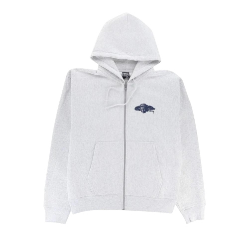Stussy Hypnos Zip Hood 'Ash Heather'