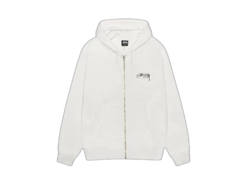 Stussy Modern Age Pigment Dyed Zip Hoodie Natural