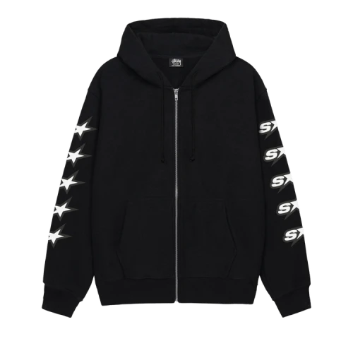 Stussy Speedway Zip Hoodie Black